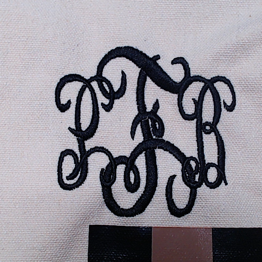 BLOOPER BAG: Monogrammed Canvas Bag