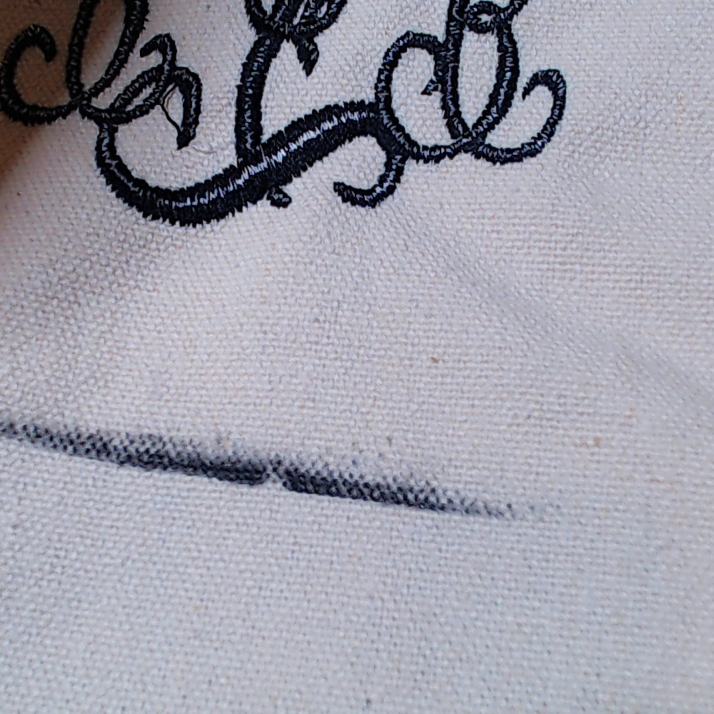 BLOOPER BAG: Monogrammed Canvas Bag