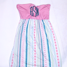 BLOOPER SWIM: Monogrammed Beach Cover Up