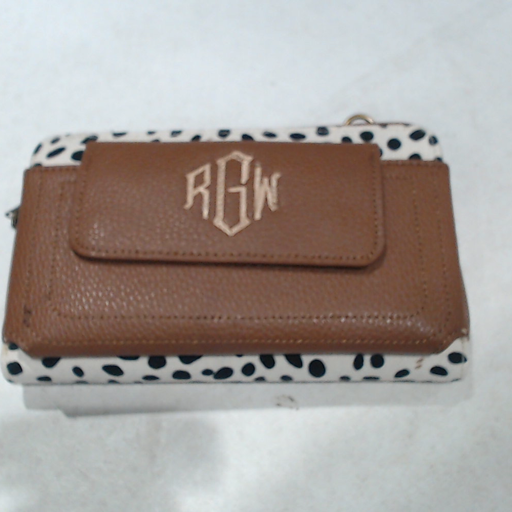 BLOOPER ACCESSORY: Monogrammed Phone Wallet Wristlet