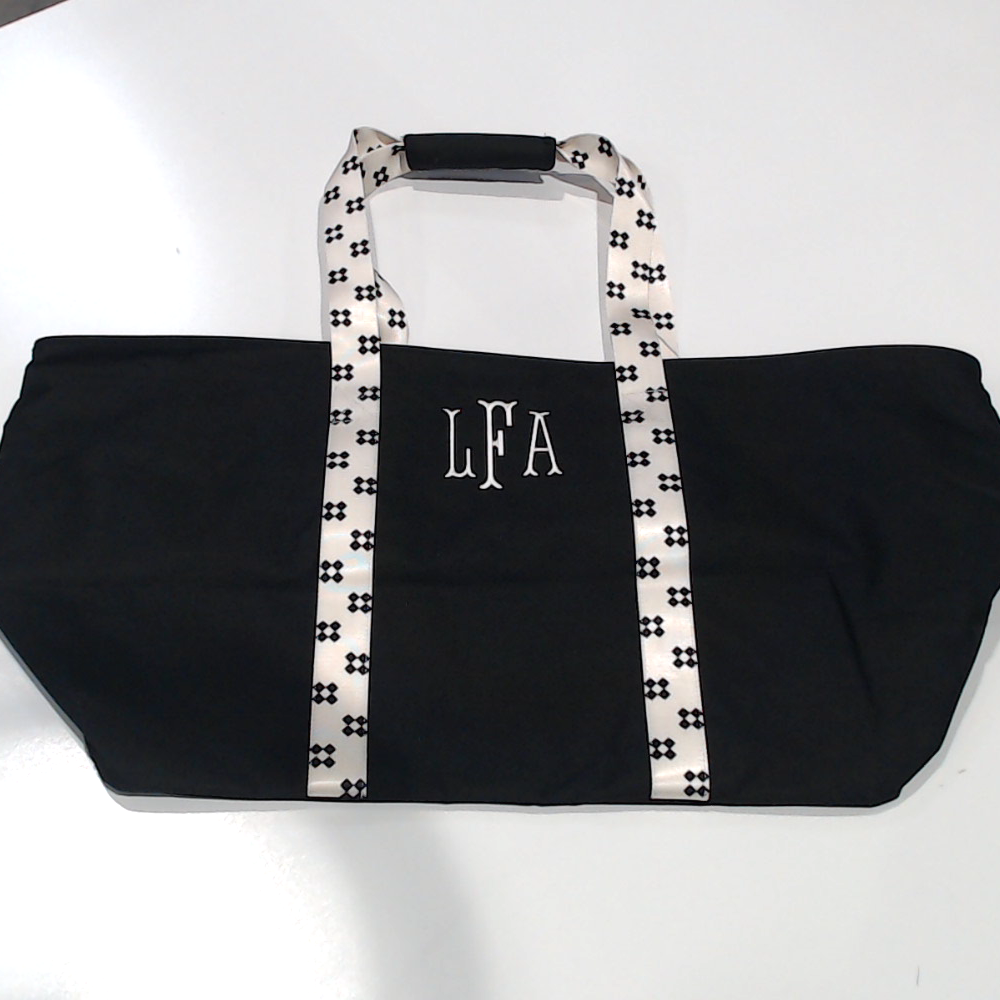 BLOOPER BAG: Monogrammed Extra Large Tote Bag