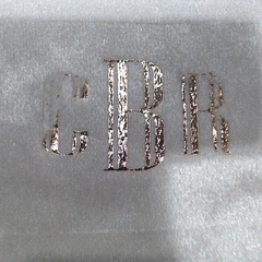 BLOOPER ACCESSORY: Monogrammed Velvet Travel Jewelry Case