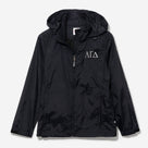 Alpha Gamma Delta Lightweight Rain Jacket | Black