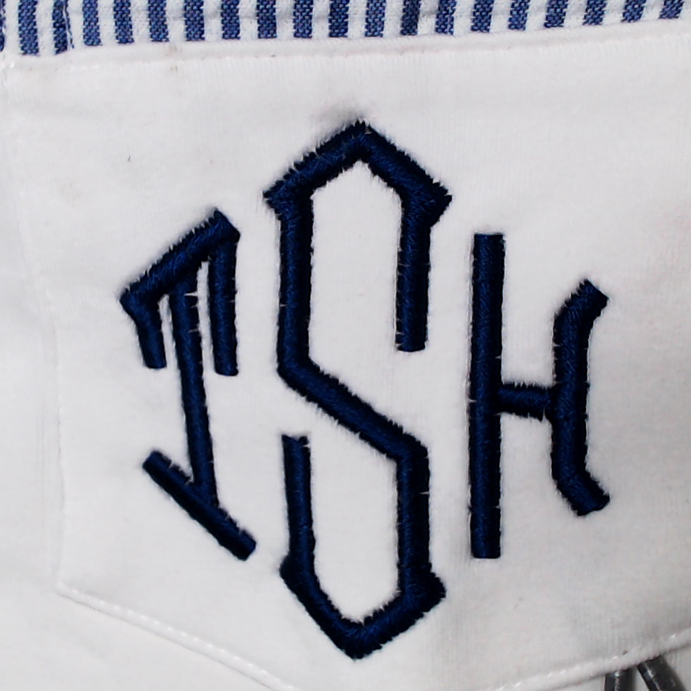 BLOOPER KIDS: Monogrammed Kids Long Sleeve Dockside Shirt