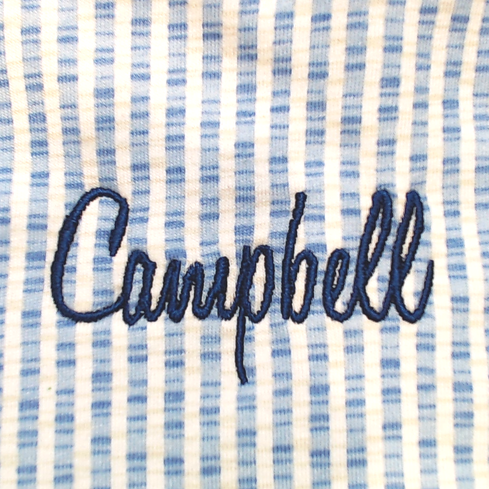 BLOOPER SWIM: Monogrammed Nantucket Cover Up