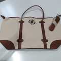 BLOOPER BAG: Monogrammed Vintage Weekender