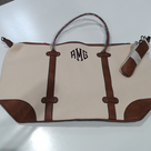 BLOOPER BAG: Monogrammed Vintage Weekender