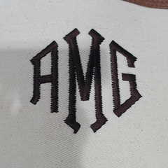 BLOOPER BAG: Monogrammed Vintage Weekender