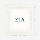 Zeta Tau Alpha Pillow Sham | White
