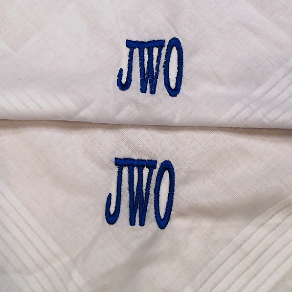 BLOOPER ACCESSORY: Monogrammed Men's Handkerchief Set