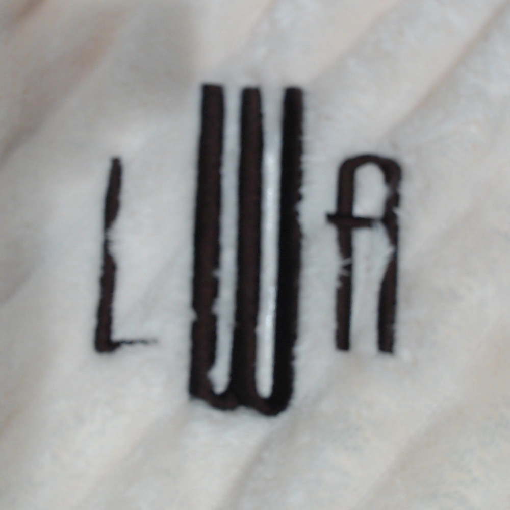 BLOOPER CLOTHING: Monogrammed Plush Robe
