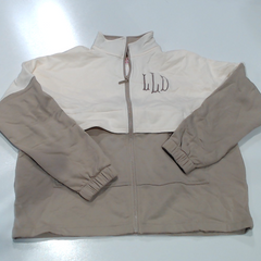 BLOOPER CLOTHING: Monogrammed Colorblock Jacket