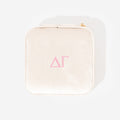 delta gamma velvet travel jewelry case
