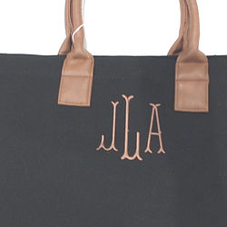 BLOOPER BAG: Monogrammed Upscale Weekender