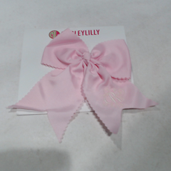 BLOOPER KIDS: Monogrammed Girls Hair Bow
