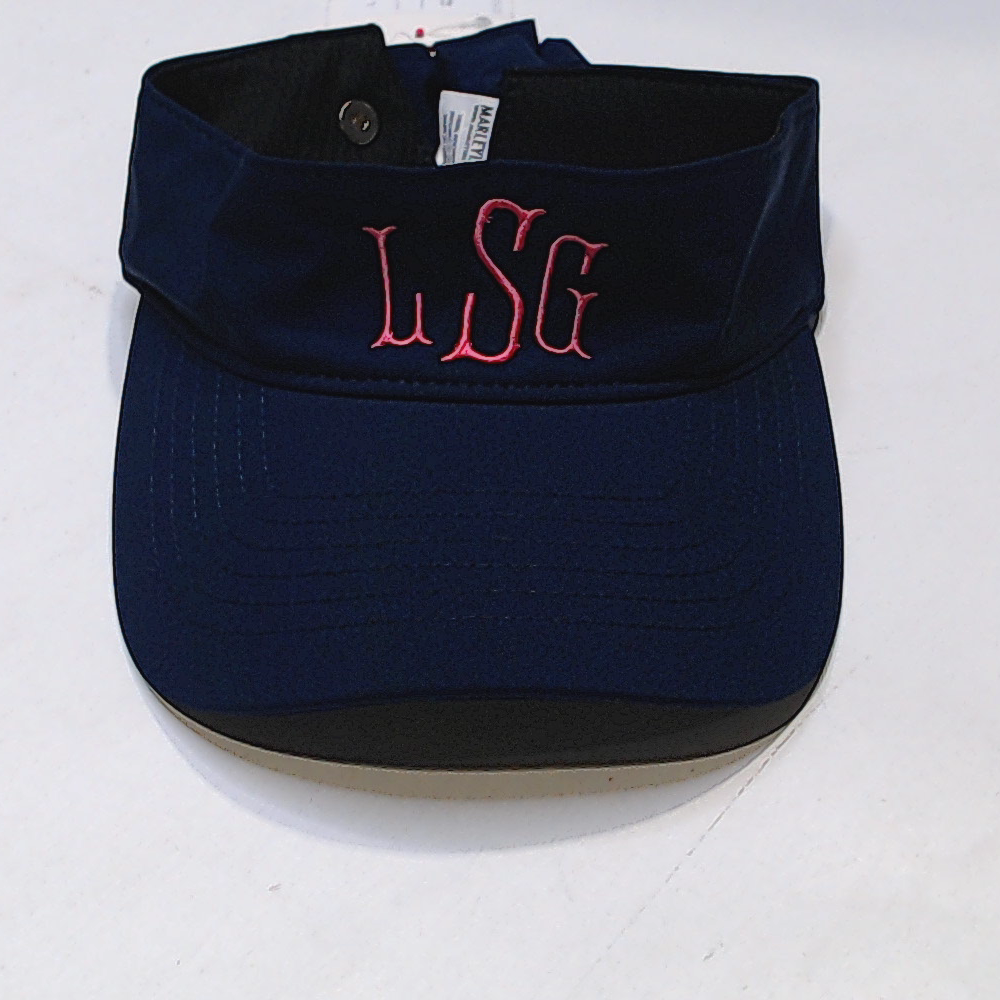 BLOOPER ACCESSORY: Monogrammed Visor