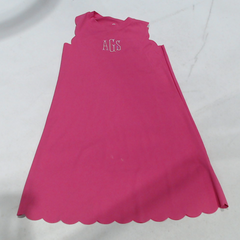 BLOOPER KIDS: Monogrammed Girls Scallop Dress