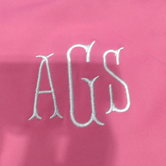 BLOOPER KIDS: Monogrammed Girls Scallop Dress