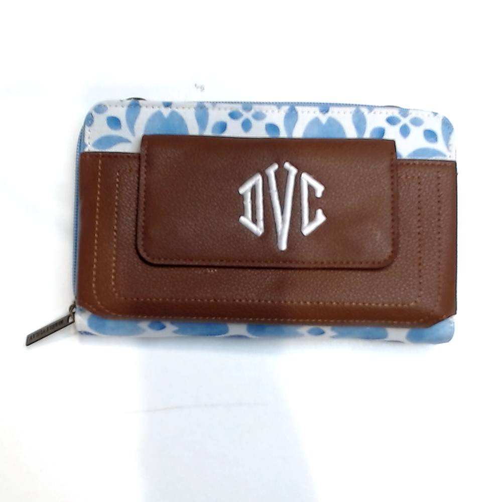 BLOOPER ACCESSORY: Monogrammed Phone Wallet Wristlet