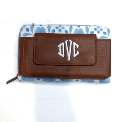 BLOOPER ACCESSORY: Monogrammed Phone Wallet Wristlet