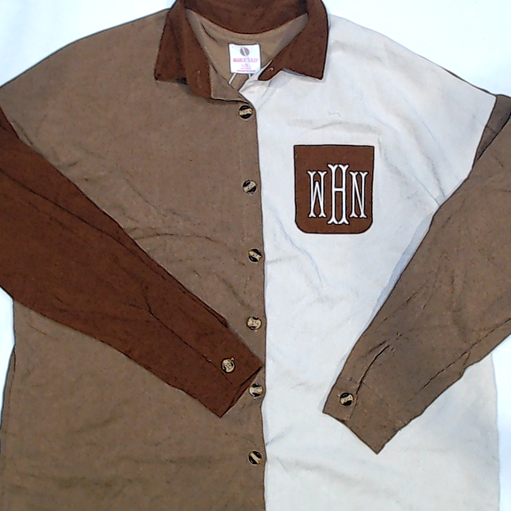 BLOOPER CLOTHING: Monogrammed Oversized Button Down Tunic