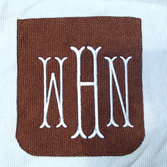 BLOOPER CLOTHING: Monogrammed Oversized Button Down Tunic