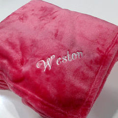 BLOOPER ACCESSORY: Monogrammed Baby Blanket