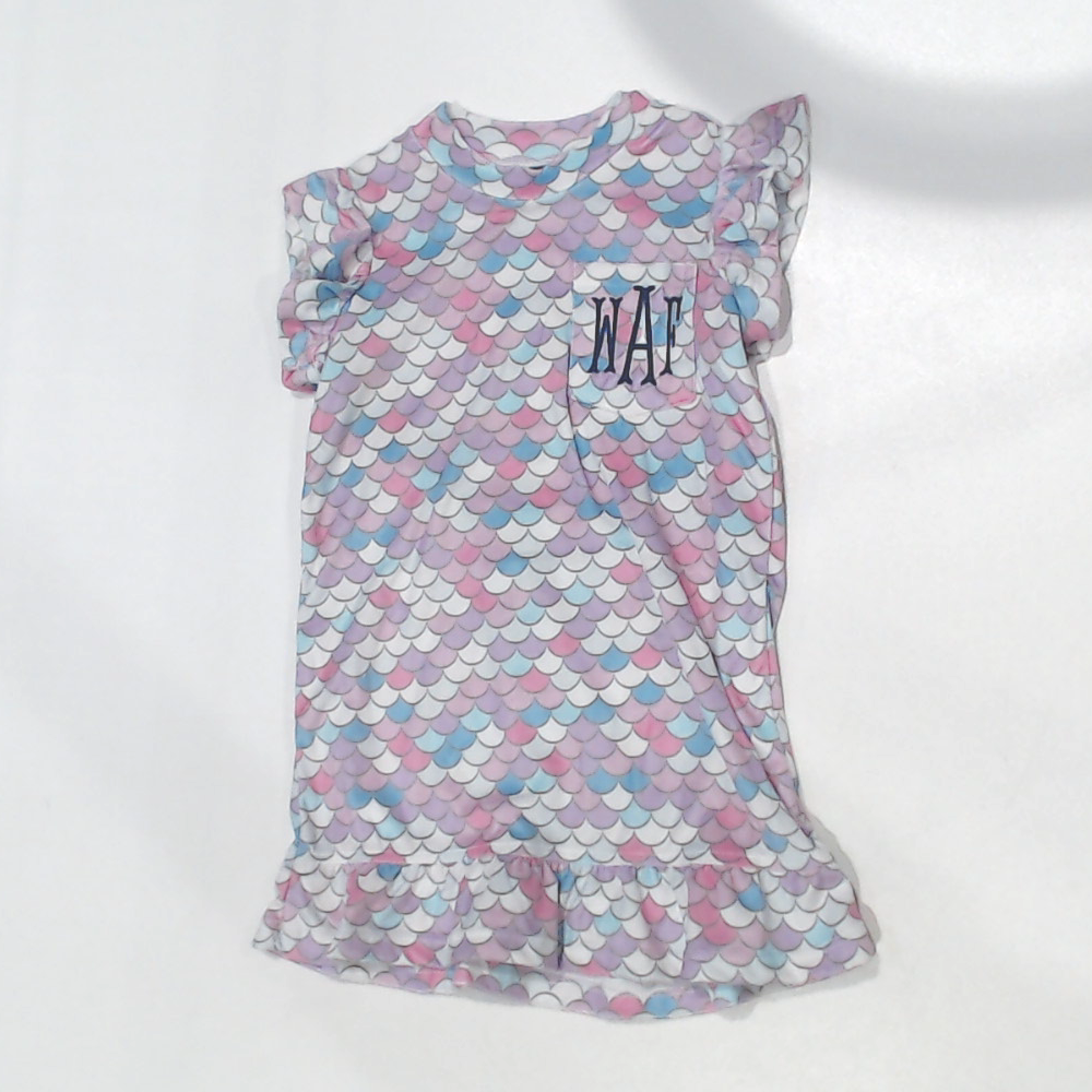 BLOOPER CLOTHING: Monogrammed Girls Nightgown