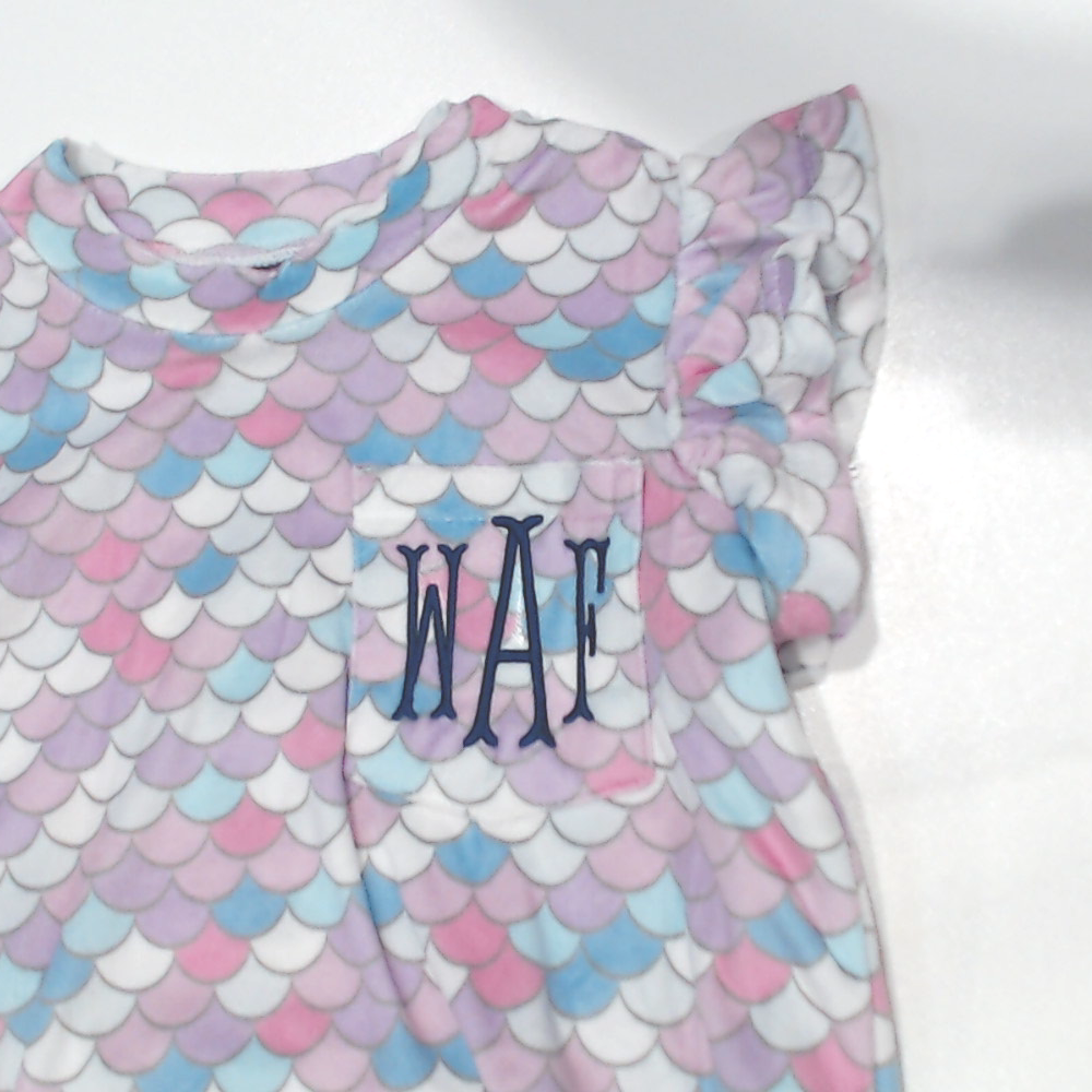 BLOOPER CLOTHING: Monogrammed Girls Nightgown