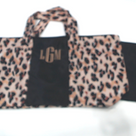 BLOOPER BAG: Monogrammed Packable Weekend Duffel Bag