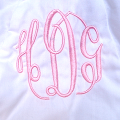 BLOOPER KIDS: Monogrammed White Eyelet Baby Bloomers