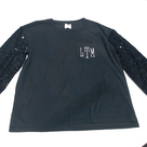 BLOOPER CLOTHING: Monogrammed Sequin Sleeve Sweatshirt
