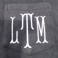 BLOOPER CLOTHING: Monogrammed Sequin Sleeve Sweatshirt