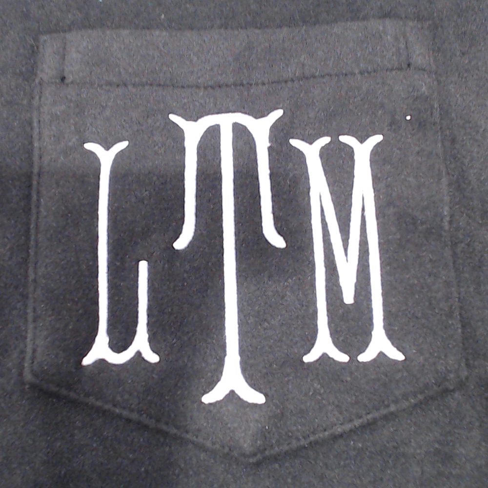BLOOPER CLOTHING: Monogrammed Sequin Sleeve Sweatshirt