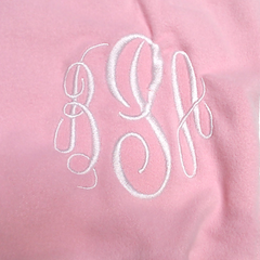 BLOOPER KIDS: Monogrammed Kids Sequin Hearts Sweatshirt