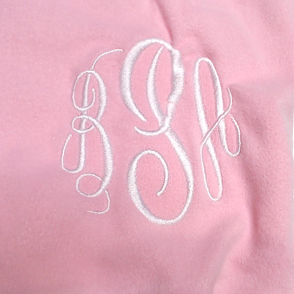 BLOOPER KIDS: Monogrammed Kids Sequin Hearts Sweatshirt