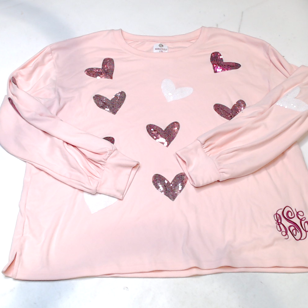 BLOOPER CLOTHING: Monogrammed Puff Sleeve Sweatshirt