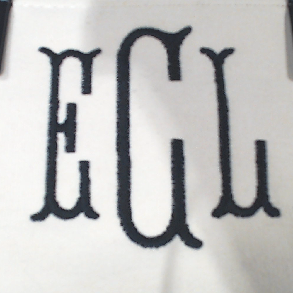 BLOOPER BAG: Monogrammed Upscale Weekender