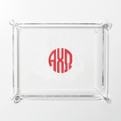 Alpha Chi Omega Acrylic Tray | Clear