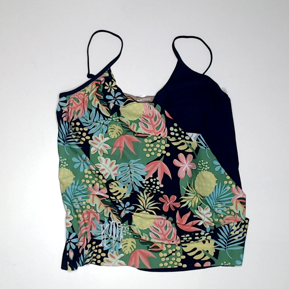 BLOOPER SWIM: Monogrammed Ruched Tankini