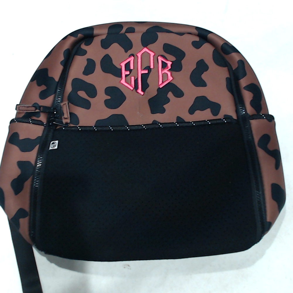 BLOOPER BAG: Monogrammed Neoprene Backpack