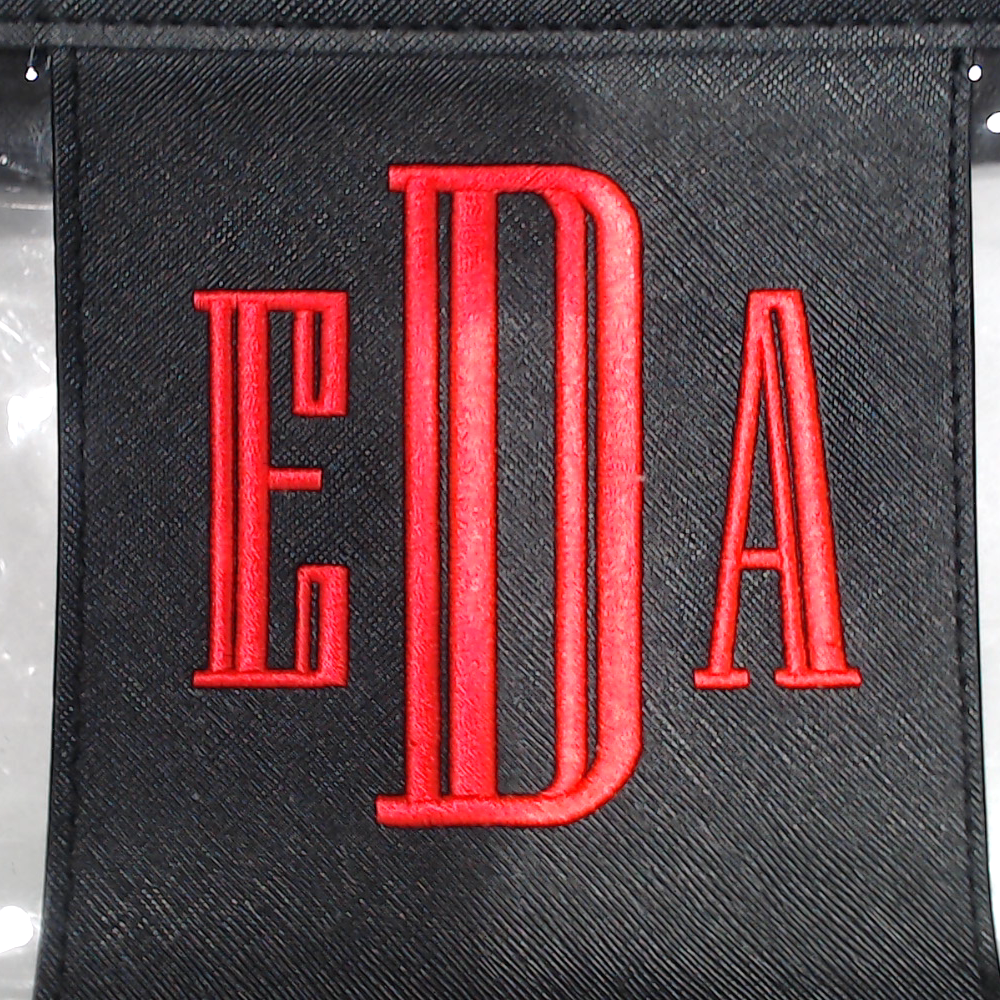 BLOOPER BAG: Monogrammed Clear Toiletry Case