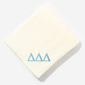 Delta Delta Delta Plush Blanket in Ivory