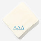 Delta Delta Delta Plush Blanket | Ivory