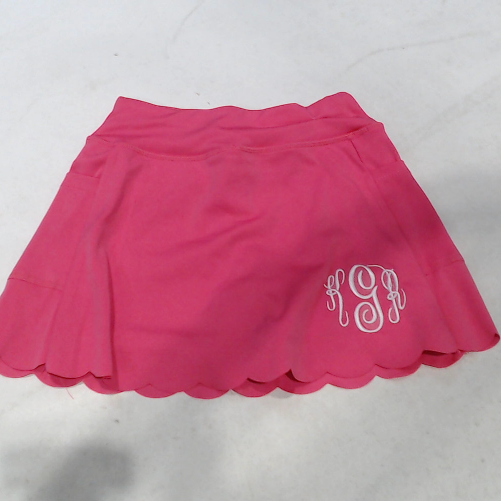 BLOOPER KIDS: Monogrammed Girls Skort