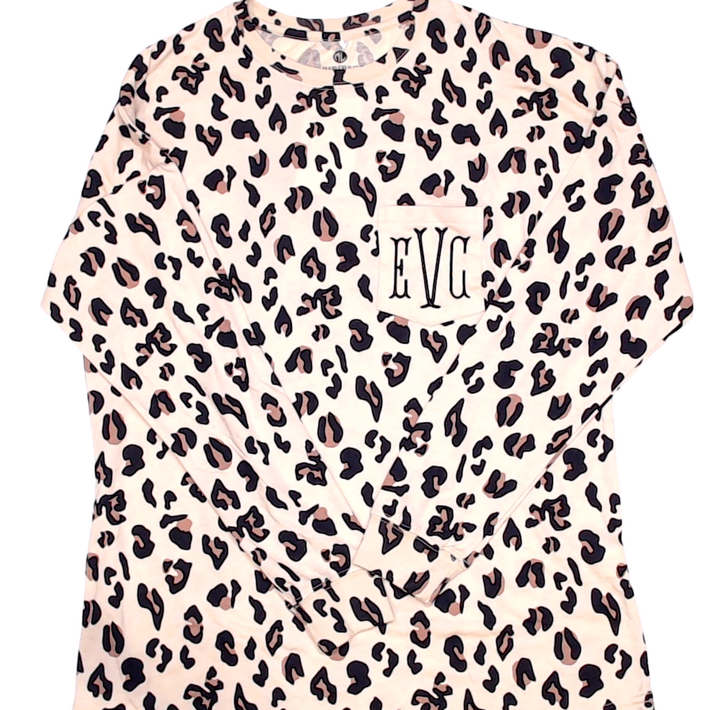 BLOOPER CLOTHING: Monogrammed Long Sleeve Shirt