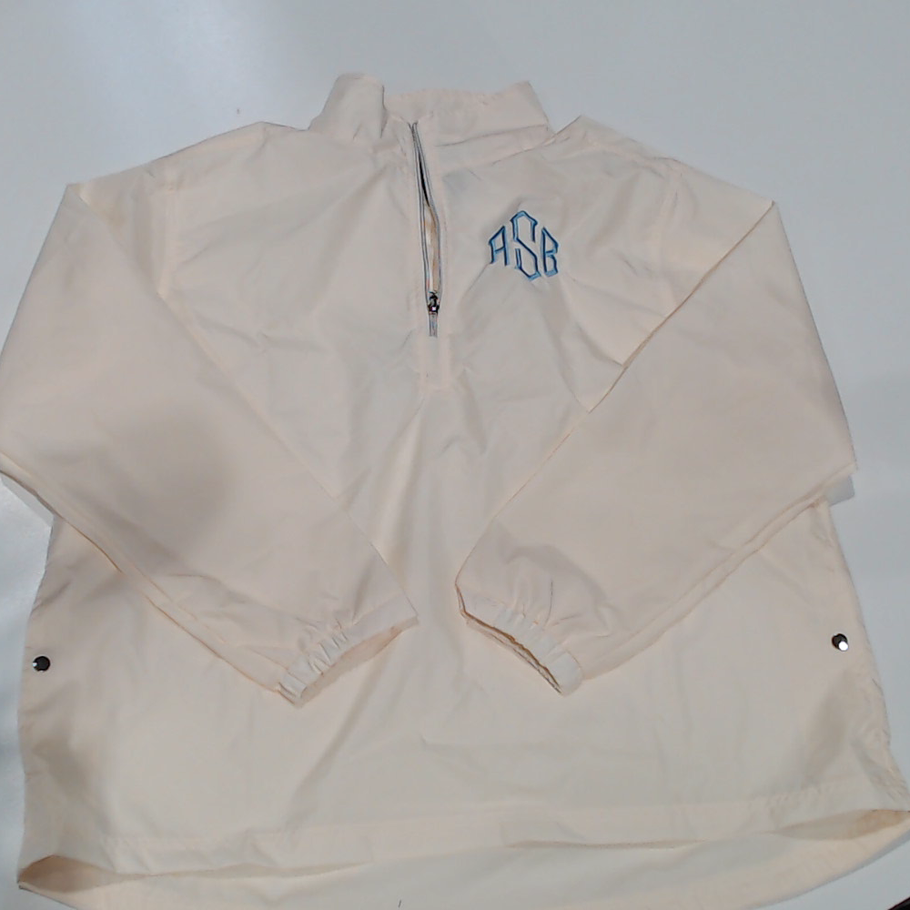 BLOOPER CLOTHING: Monogrammed Windbreaker Pullover