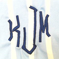 BLOOPER CLOTHING: Monogrammed Ruffle Top