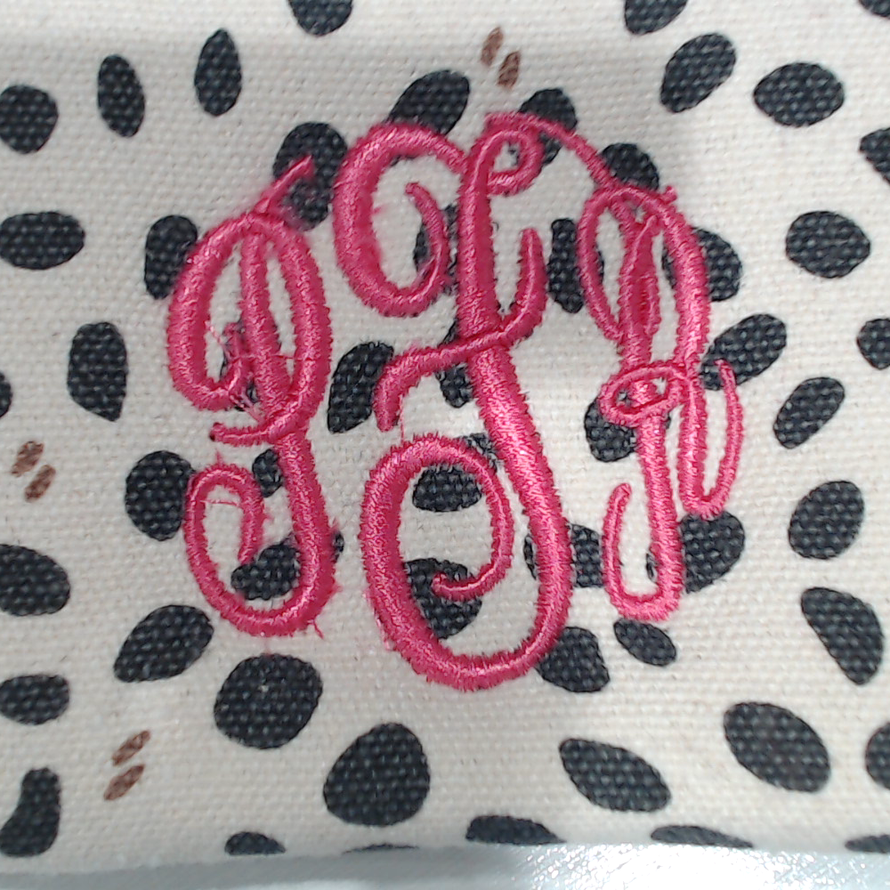 BLOOPER ACCESSORY: Monogrammed Keychain Wallet