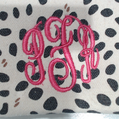 BLOOPER ACCESSORY: Monogrammed Keychain Wallet
